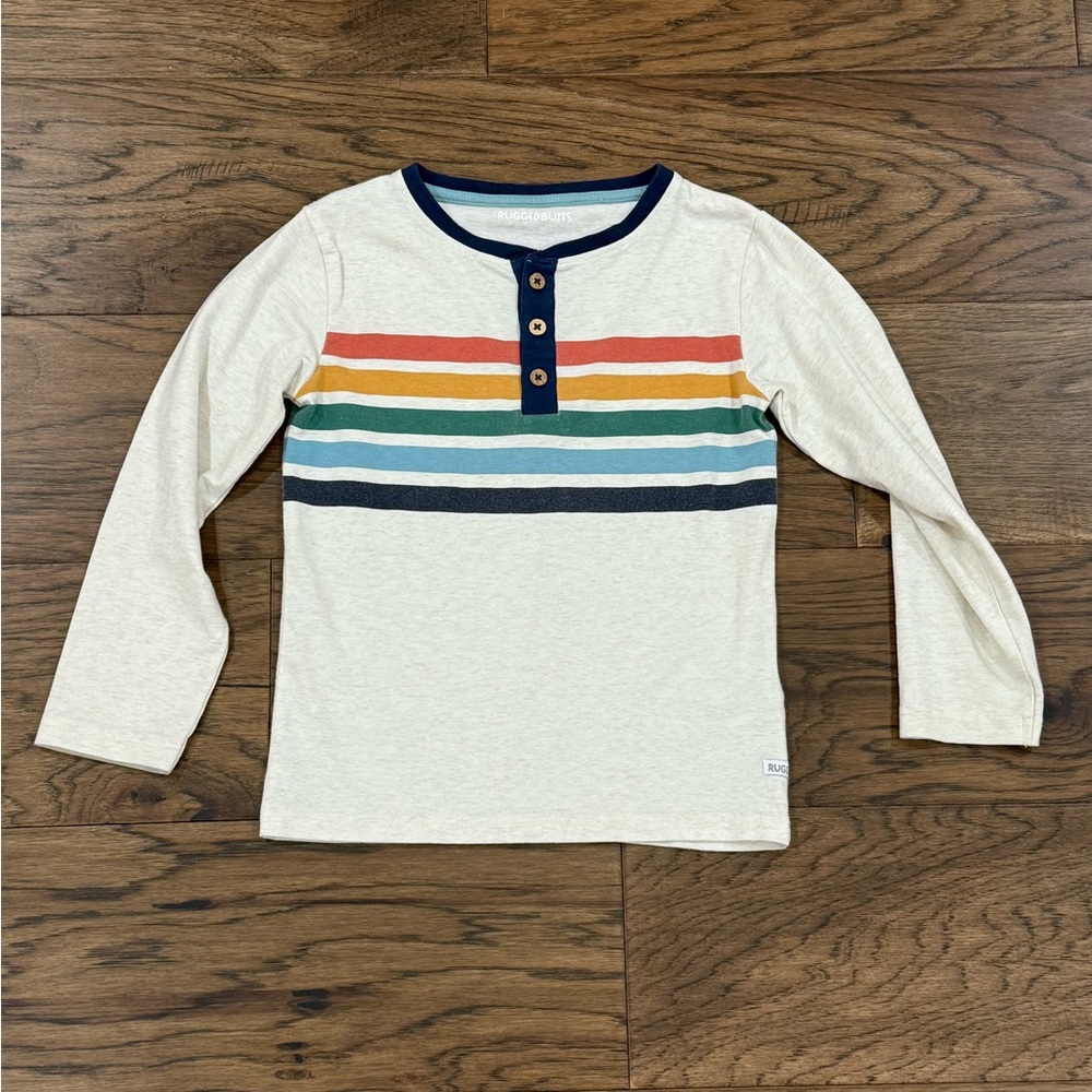 Rugged Butts Striped Shirt Size 5